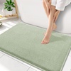 image:imageSmiry Memory Foam Bath Mat 30x20 Extra Soft NonSlip Bathroom Rug Ultra Absorbent Quick Dry Machine Washable Bathroom Mat for Shower Tub amp Floor Decor GreySage Green