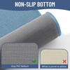 image:imageSmiry Memory Foam Bath Mat 30x20 Extra Soft NonSlip Bathroom Rug Ultra Absorbent Quick Dry Machine Washable Bathroom Mat for Shower Tub amp Floor Decor GreyGrayish Blue