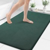 image:imageSmiry Memory Foam Bath Mat 30x20 Extra Soft NonSlip Bathroom Rug Ultra Absorbent Quick Dry Machine Washable Bathroom Mat for Shower Tub amp Floor Decor GreyGreen