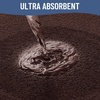 image:imageSmiry Memory Foam Bath Mat 30x20 Extra Soft NonSlip Bathroom Rug Ultra Absorbent Quick Dry Machine Washable Bathroom Mat for Shower Tub amp Floor Decor GreyBrown