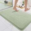 image:imageSmiry Memory Foam Bath Mat 30x20 Extra Soft NonSlip Bathroom Rug Ultra Absorbent Quick Dry Machine Washable Bathroom Mat for Shower Tub amp Floor Decor GreySage Green