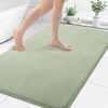 image:imageSmiry Memory Foam Bath Mat 30x20 Extra Soft NonSlip Bathroom Rug Ultra Absorbent Quick Dry Machine Washable Bathroom Mat for Shower Tub amp Floor Decor GreySage Green