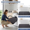 image:imageSmiry Memory Foam Bath Mat 30x20 Extra Soft NonSlip Bathroom Rug Ultra Absorbent Quick Dry Machine Washable Bathroom Mat for Shower Tub amp Floor Decor GreyDary Grey