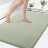 image:imageSmiry Memory Foam Bath Mat 30x20 Extra Soft NonSlip Bathroom Rug Ultra Absorbent Quick Dry Machine Washable Bathroom Mat for Shower Tub amp Floor Decor GreySage Green