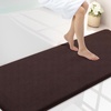 image:imageSmiry Memory Foam Bath Mat 30x20 Extra Soft NonSlip Bathroom Rug Ultra Absorbent Quick Dry Machine Washable Bathroom Mat for Shower Tub amp Floor Decor GreyBrown