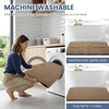 image:imageSmiry Memory Foam Bath Mat 30x20 Extra Soft NonSlip Bathroom Rug Ultra Absorbent Quick Dry Machine Washable Bathroom Mat for Shower Tub amp Floor Decor GreyCamel