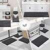 image:imageSmiry Luxury Chenille Bathroom Rugs 120X24 Extra Soft and Absorbent Shaggy Bath Mat Machine Washable NonSlip Plush Carpet Runner for Tub Shower and Floor Home Decor Accessories Charcoal Grey