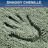 image:imageSmiry Luxury Chenille Bathroom Rugs 120X24 Extra Soft and Absorbent Shaggy Bath Mat Machine Washable NonSlip Plush Carpet Runner for Tub Shower and Floor Home Decor Accessories Sage Green