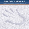 image:imageSmiry Luxury Chenille Bathroom Rugs 120X24 Extra Soft and Absorbent Shaggy Bath Mat Machine Washable NonSlip Plush Carpet Runner for Tub Shower and Floor Home Decor Accessories White