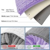 image:imageSmiry Luxury Chenille Bathroom Rugs 24x16 Extra Soft and Absorbent Shaggy Bath Mat Machine Washable NonSlip Plush Carpet Runner for Tub Shower and Floor Home Decor Accessories Sage GreenPurple