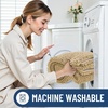 image:imageSmiry Luxury Chenille Bathroom Rugs 24x16 Extra Soft and Absorbent Shaggy Bath Mat Machine Washable NonSlip Plush Carpet Runner for Tub Shower and Floor Home Decor Accessories Sage GreenBeige
