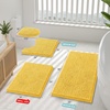 image:imageSmiry Luxury Chenille Bathroom Rugs 24x16 Extra Soft and Absorbent Shaggy Bath Mat Machine Washable NonSlip Plush Carpet Runner for Tub Shower and Floor Home Decor Accessories Sage GreenYellow