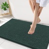 image:imageSmiry Luxury Chenille Bathroom Rugs 24x16 Extra Soft and Absorbent Shaggy Bath Mat Machine Washable NonSlip Plush Carpet Runner for Tub Shower and Floor Home Decor Accessories Sage GreenGreen