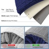 image:imageSmiry Luxury Chenille Bathroom Rugs 24x16 Extra Soft and Absorbent Shaggy Bath Mat Machine Washable NonSlip Plush Carpet Runner for Tub Shower and Floor Home Decor Accessories Sage GreenDeep Blue