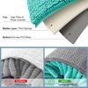 image:imageSmiry Luxury Chenille Bathroom Rugs 24x16 Extra Soft and Absorbent Shaggy Bath Mat Machine Washable NonSlip Plush Carpet Runner for Tub Shower and Floor Home Decor Accessories Sage GreenTurquoise