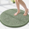 image:imageSmiry Luxury Chenille Bathroom Rugs 24x16 Extra Soft and Absorbent Shaggy Bath Mat Machine Washable NonSlip Plush Carpet Runner for Tub Shower and Floor Home Decor Accessories Sage GreenSage Green