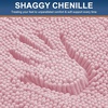 image:imageSmiry Luxury Chenille Bathroom Rugs 24x16 Extra Soft and Absorbent Shaggy Bath Mat Machine Washable NonSlip Plush Carpet Runner for Tub Shower and Floor Home Decor Accessories Sage GreenDusty Rose