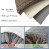 image:imageSmiry Luxury Chenille Bathroom Rugs 24x16 Extra Soft and Absorbent Shaggy Bath Mat Machine Washable NonSlip Plush Carpet Runner for Tub Shower and Floor Home Decor Accessories Sage GreenCamel