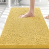 image:imageSmiry Luxury Chenille Bathroom Rugs 24x16 Extra Soft and Absorbent Shaggy Bath Mat Machine Washable NonSlip Plush Carpet Runner for Tub Shower and Floor Home Decor Accessories Sage GreenYellow