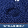 image:imageSmiry Luxury Chenille Bathroom Rugs 24x16 Extra Soft and Absorbent Shaggy Bath Mat Machine Washable NonSlip Plush Carpet Runner for Tub Shower and Floor Home Decor Accessories Sage GreenRoyal Blue