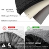 image:imageSmiry Luxury Chenille Bathroom Rugs 24x16 Extra Soft and Absorbent Shaggy Bath Mat Machine Washable NonSlip Plush Carpet Runner for Tub Shower and Floor Home Decor Accessories Sage GreenBlack