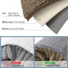 image:imageSmiry Luxury Chenille Bathroom Rugs 24x16 Extra Soft and Absorbent Shaggy Bath Mat Machine Washable NonSlip Plush Carpet Runner for Tub Shower and Floor Home Decor Accessories Sage GreenCamel