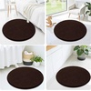 image:imageSmiry Luxury Chenille Bathroom Rugs 24x16 Extra Soft and Absorbent Shaggy Bath Mat Machine Washable NonSlip Plush Carpet Runner for Tub Shower and Floor Home Decor Accessories Sage GreenBrown
