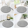 image:imageSmiry Luxury Chenille Bathroom Rugs 24x16 Extra Soft and Absorbent Shaggy Bath Mat Machine Washable NonSlip Plush Carpet Runner for Tub Shower and Floor Home Decor Accessories Sage GreenLight Grey