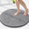 image:imageSmiry Luxury Chenille Bathroom Rugs 24x16 Extra Soft and Absorbent Shaggy Bath Mat Machine Washable NonSlip Plush Carpet Runner for Tub Shower and Floor Home Decor Accessories Sage GreenGrey