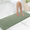 image:imageSmiry Luxury Chenille Bathroom Rugs 24x16 Extra Soft and Absorbent Shaggy Bath Mat Machine Washable NonSlip Plush Carpet Runner for Tub Shower and Floor Home Decor Accessories Sage GreenSage Green