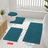 image:imageSmiry Luxury Chenille Bathroom Rugs 24x16 Extra Soft and Absorbent Shaggy Bath Mat Machine Washable NonSlip Plush Carpet Runner for Tub Shower and Floor Home Decor Accessories Sage GreenLake Blue