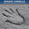 image:imageSmiry Luxury Chenille Bathroom Rugs 24x16 Extra Soft and Absorbent Shaggy Bath Mat Machine Washable NonSlip Plush Carpet Runner for Tub Shower and Floor Home Decor Accessories Sage GreenGrey