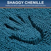 image:imageSmiry Luxury Chenille Bathroom Rugs 24x16 Extra Soft and Absorbent Shaggy Bath Mat Machine Washable NonSlip Plush Carpet Runner for Tub Shower and Floor Home Decor Accessories Sage GreenPeacock Blue