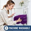 image:imageSmiry Luxury Chenille Bathroom Rugs 24x16 Extra Soft and Absorbent Shaggy Bath Mat Machine Washable NonSlip Plush Carpet Runner for Tub Shower and Floor Home Decor Accessories Sage GreenViolet