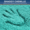 image:imageSmiry Luxury Chenille Bathroom Rugs 24x16 Extra Soft and Absorbent Shaggy Bath Mat Machine Washable NonSlip Plush Carpet Runner for Tub Shower and Floor Home Decor Accessories Sage GreenTurquoise