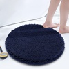 image:imageSmiry Luxury Chenille Bathroom Rugs 24x16 Extra Soft and Absorbent Shaggy Bath Mat Machine Washable NonSlip Plush Carpet Runner for Tub Shower and Floor Home Decor Accessories Sage GreenNavy Blue