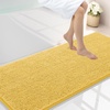 image:imageSmiry Luxury Chenille Bathroom Rugs 24x16 Extra Soft and Absorbent Shaggy Bath Mat Machine Washable NonSlip Plush Carpet Runner for Tub Shower and Floor Home Decor Accessories Sage GreenYellow