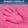 image:imageSmiry Luxury Chenille Bathroom Rugs 24x16 Extra Soft and Absorbent Shaggy Bath Mat Machine Washable NonSlip Plush Carpet Runner for Tub Shower and Floor Home Decor Accessories Sage GreenHot Pink