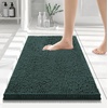 image:imageSmiry Luxury Chenille Bathroom Rugs 24x16 Extra Soft and Absorbent Shaggy Bath Mat Machine Washable NonSlip Plush Carpet Runner for Tub Shower and Floor Home Decor Accessories Sage GreenGreen