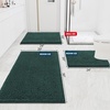 image:imageSmiry Luxury Chenille Bathroom Rugs 24x16 Extra Soft and Absorbent Shaggy Bath Mat Machine Washable NonSlip Plush Carpet Runner for Tub Shower and Floor Home Decor Accessories Sage GreenGreen