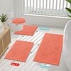 image:imageSmiry Luxury Chenille Bathroom Rugs 24x16 Extra Soft and Absorbent Shaggy Bath Mat Machine Washable NonSlip Plush Carpet Runner for Tub Shower and Floor Home Decor Accessories Sage GreenCoral