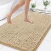 image:imageSmiry Luxury Chenille Bathroom Rugs 24x16 Extra Soft and Absorbent Shaggy Bath Mat Machine Washable NonSlip Plush Carpet Runner for Tub Shower and Floor Home Decor Accessories Sage GreenBeige