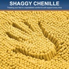 image:imageSmiry Luxury Chenille Bathroom Rugs 24x16 Extra Soft and Absorbent Shaggy Bath Mat Machine Washable NonSlip Plush Carpet Runner for Tub Shower and Floor Home Decor Accessories Sage GreenYellow