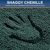 image:imageSmiry Luxury Chenille Bathroom Rugs 24x16 Extra Soft and Absorbent Shaggy Bath Mat Machine Washable NonSlip Plush Carpet Runner for Tub Shower and Floor Home Decor Accessories Sage GreenGreen