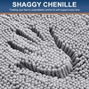 image:imageSmiry Luxury Chenille Bathroom Rugs 24x16 Extra Soft and Absorbent Shaggy Bath Mat Machine Washable NonSlip Plush Carpet Runner for Tub Shower and Floor Home Decor Accessories Sage GreenLight Grey