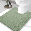 image:imageSmiry Luxury Chenille Bathroom Rugs 24x16 Extra Soft and Absorbent Shaggy Bath Mat Machine Washable NonSlip Plush Carpet Runner for Tub Shower and Floor Home Decor Accessories Sage GreenSage Green