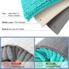 image:imageSmiry Luxury Chenille Bathroom Rugs 24x16 Extra Soft and Absorbent Shaggy Bath Mat Machine Washable NonSlip Plush Carpet Runner for Tub Shower and Floor Home Decor Accessories Sage GreenTurquoise