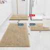 image:imageSmiry Luxury Chenille Bathroom Rugs 24x16 Extra Soft and Absorbent Shaggy Bath Mat Machine Washable NonSlip Plush Carpet Runner for Tub Shower and Floor Home Decor Accessories Sage GreenBeige