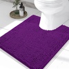 image:imageSmiry Luxury Chenille Bathroom Rugs 24x16 Extra Soft and Absorbent Shaggy Bath Mat Machine Washable NonSlip Plush Carpet Runner for Tub Shower and Floor Home Decor Accessories Sage GreenViolet