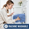 image:imageSmiry Luxury Chenille Bathroom Rugs 24x16 Extra Soft and Absorbent Shaggy Bath Mat Machine Washable NonSlip Plush Carpet Runner for Tub Shower and Floor Home Decor Accessories Sage GreenCornflower Blue